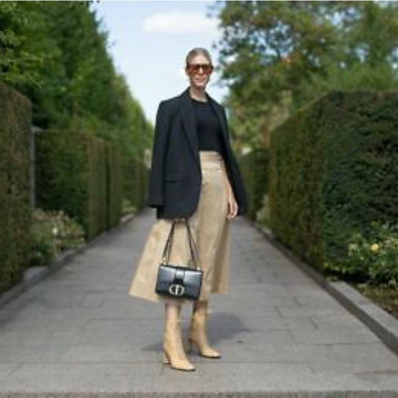 ZARA LACED LEATHER HIGH-HEEL ANKLE BOOTS - Picture 9 of 15